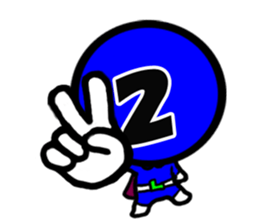 5colors Numbers1 sticker #2459243