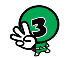 5colors Numbers1 sticker #2459244