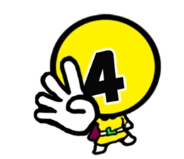 5colors Numbers1 sticker #2459245