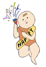Baby lead a freewheeling life sticker #2459493