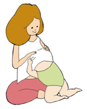 Baby lead a freewheeling life sticker #2459525