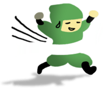 Popping Ninja sticker #2459892