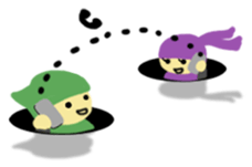 Popping Ninja sticker #2459901