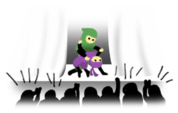 Popping Ninja sticker #2459927