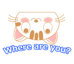 The Everyday Life of a Funny Cat English sticker #2460369