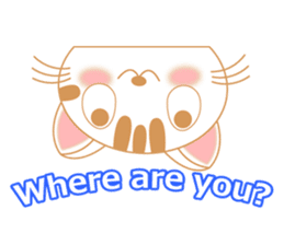 The Everyday Life of a Funny Cat English sticker #2460369