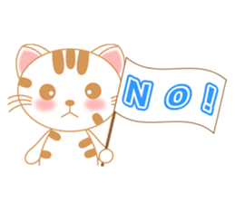 The Everyday Life of a Funny Cat English sticker #2460385