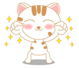 The Everyday Life of a Funny Cat English sticker #2460395