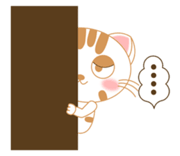 The Everyday Life of a Funny Cat English sticker #2460399