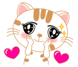 The Everyday Life of a Funny Cat English sticker #2460404