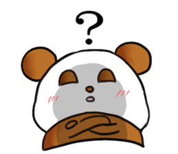 colorful panda!!! sticker #2461010