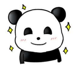 colorful panda!!! sticker #2461012