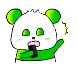 colorful panda!!! sticker #2461013