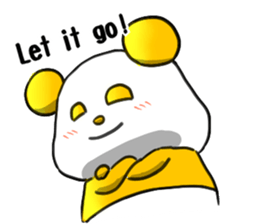 colorful panda!!! sticker #2461016