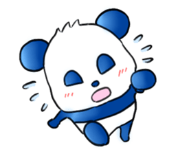 colorful panda!!! sticker #2461017