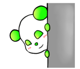 colorful panda!!! sticker #2461019