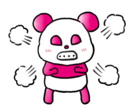 colorful panda!!! sticker #2461025