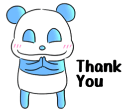 colorful panda!!! sticker #2461026