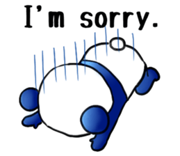 colorful panda!!! sticker #2461027