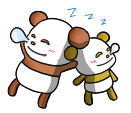 colorful panda!!! sticker #2461031