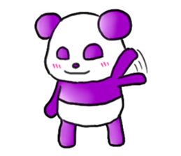 colorful panda!!! sticker #2461034