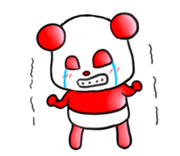 colorful panda!!! sticker #2461037