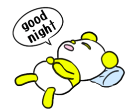 colorful panda!!! sticker #2461044