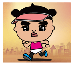 The running girl sticker #2461248