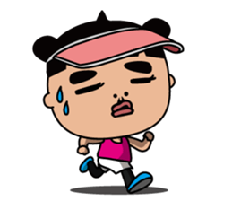 The running girl sticker #2461255