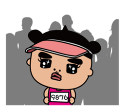 The running girl sticker #2461260