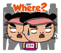 The running girl sticker #2461261