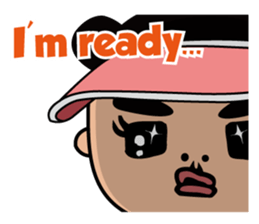 The running girl sticker #2461263