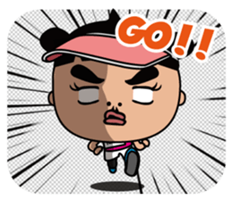 The running girl sticker #2461264