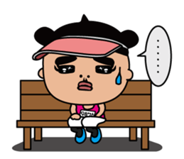 The running girl sticker #2461266