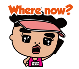 The running girl sticker #2461271