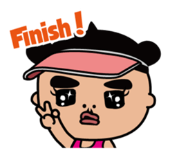 The running girl sticker #2461276