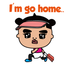 The running girl sticker #2461280