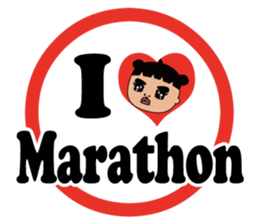 The running girl sticker #2461287