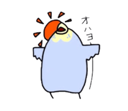 Four kinds of parakeets sticker #2461409