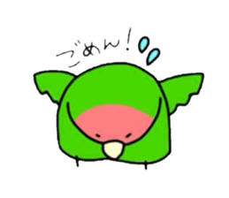 Four kinds of parakeets sticker #2461413