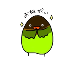 Four kinds of parakeets sticker #2461414