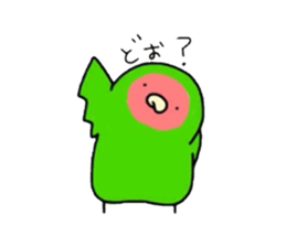 Four kinds of parakeets sticker #2461431