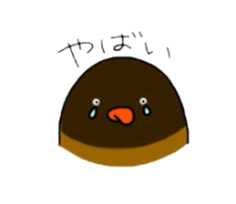 Four kinds of parakeets sticker #2461437