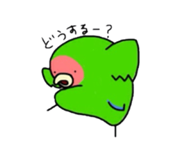 Four kinds of parakeets sticker #2461446