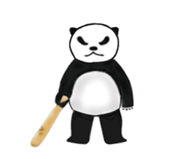Angry Panda is coming to town! sticker #2462019