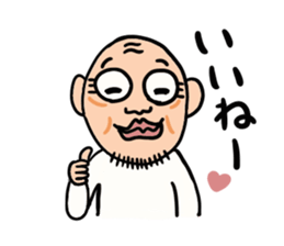 Uncle of round eyes2 sticker #2462249