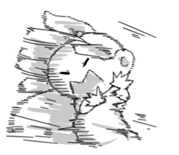 Cute beach girl sticker #2462515