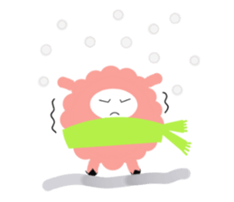 my name pink sheep sticker #2462698