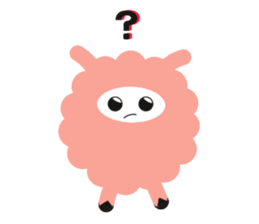 my name pink sheep sticker #2462703