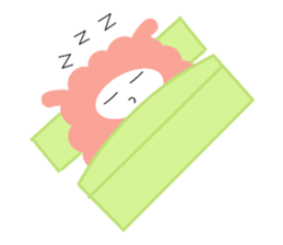 my name pink sheep sticker #2462709